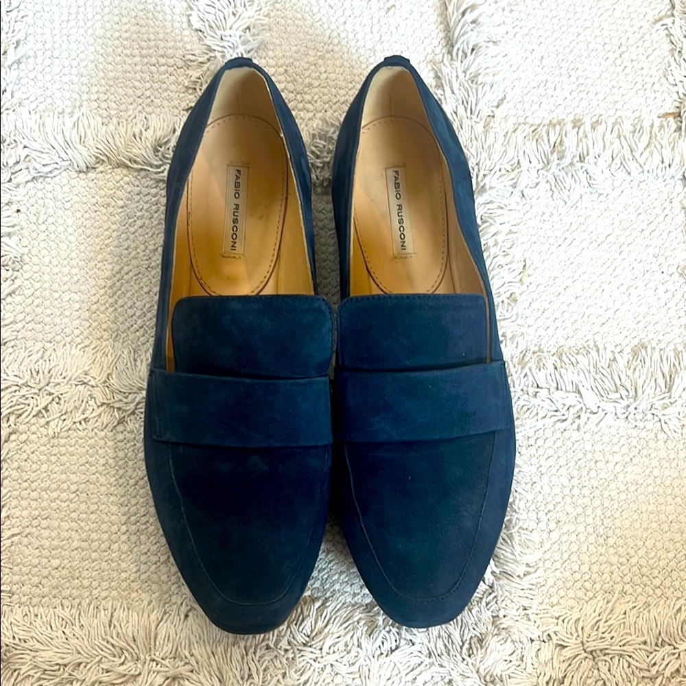 Fabio Rusconi Blue Loafer shoes